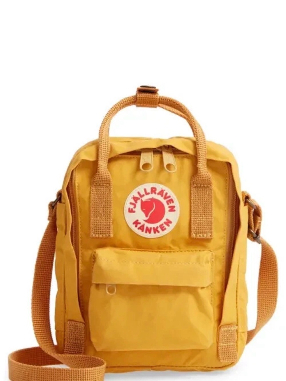 FJALLRAVEN Kanken X1710  Ochre Sling Crossbody Small Bag 8in /7in/3in
